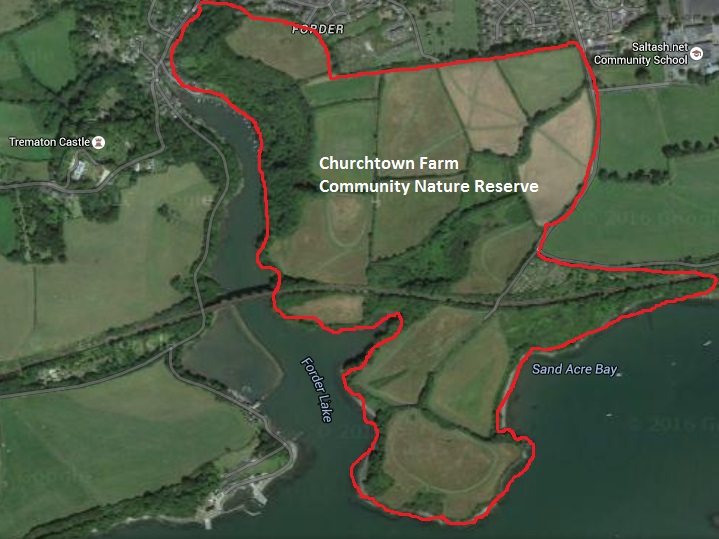 The reserve outlined in red